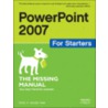 PowerPoint 2007 for Starters door Emily A. Vander Veer