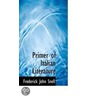 Primer Of Italian Literature door Frederick John Snell