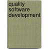 Quality Software Development door Marvin V. Zelkowitz