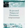 Repeated Financial Decisions door Kevin Keasey