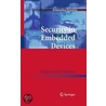 Security In Embedded Devices door Catherine H. Gebotys