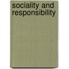 Sociality and Responsibility by Margaret Gilbert