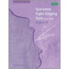 Specimen Sight-Singing Tests door Abrsm