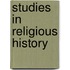 Studies In Religious History