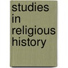 Studies In Religious History door Renan Ernest