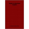 Studies In Spectrum Analysis by Sir Norman Lockyer