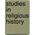 Studies in Religious History