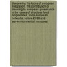 Discovering the Locus of European Integration. The contribution of planning to European governance in the cases of Structural Fund programmes, Trans-European Networks, Natura 2000 and Agri-Environmental Measures