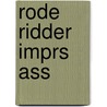 Rode Ridder IMPRS ASS