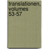 Translationen, Volumes 53-57 door Niklas Von Wyle