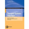 Transport Systems Telematics by Unknown