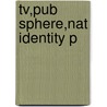 Tv,pub Sphere,nat Identity P door Monroe E. Price