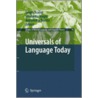 Universals Of Language Today door Scalise