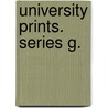 University Prints. Series G. door University Prints