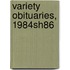 Variety Obituaries, 1984sh86