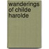 Wanderings Of Childe Harolde