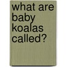 What Are Baby Koalas Called? door Kathy Feeney