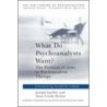 What Do Psychoanalysts Want? door Joseph Sandler