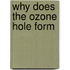 Why Does The Ozone Hole Form