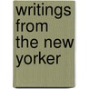 Writings from the New Yorker door E.B.a. White