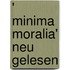 ' Minima Moralia' neu gelesen