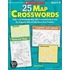 25 Map Crosswords, Grades 4-8