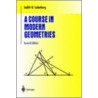 A Course in Modern Geometries door Judith N. Cederberg