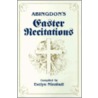 Abingdon's Easter Recitations door Evelyn Minshull