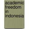 Academic Freedom In Indonesia by Human Rights Watch