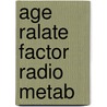 Age Ralate Factor Radio Metab door Gustav Gerber