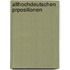 Althochdeutschen Prpositionen