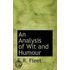 An Analysis Of Wit And Humour