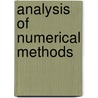 Analysis Of Numerical Methods door Herbert Bishop Keller
