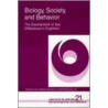 Biology, Society And Behavior by Unknown