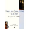 Brit Lit 1640-1789 Crit Rdr P by Maria De Maria