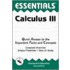 Calculus Iii Essentials (rea)