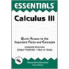 Calculus Iii Essentials (rea) door Tom Rea