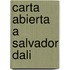 Carta Abierta a Salvador Dali
