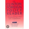 Clinton Foreign Policy Reader door Bill Clinton