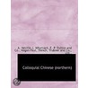 Colloquial Chinese (Northern) door J. Whymant