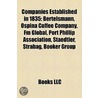 Companies Established in 1835 door Books Llc