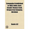 Companies Established in 1865 door Books Llc