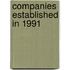 Companies Established in 1991