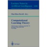 Computational Learning Theory door Shai Ben-David