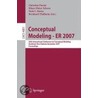 Conceptual Modeling - Er 2007 door Bernhard Thalheim