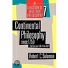 Continental Philosophy Opus P door Robert C. Solomon