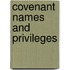 Covenant Names And Privileges