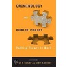 Criminology And Public Policy door Hugh D. Barlow