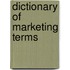 Dictionary of Marketing Terms