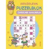 Reuzeleuk puzzelblok zw raadsels - smiling friends (8-9 j.)